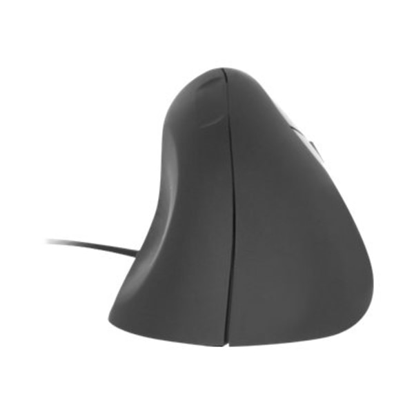 Urban Factory Ergo Mouse EMR01UF-V2 - Vertical mouse - ergonomic - right-handed - optical - 3 buttons - wired - USB - black -  EMR01UF-N