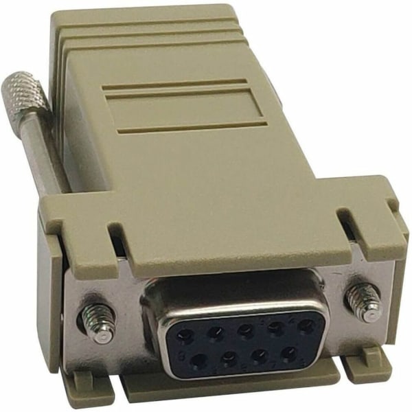 Eaton Tripp Lite Series Modular Serial Adapter Crossover Wiring (Db9 F To Rj45 F), B090A9Fx