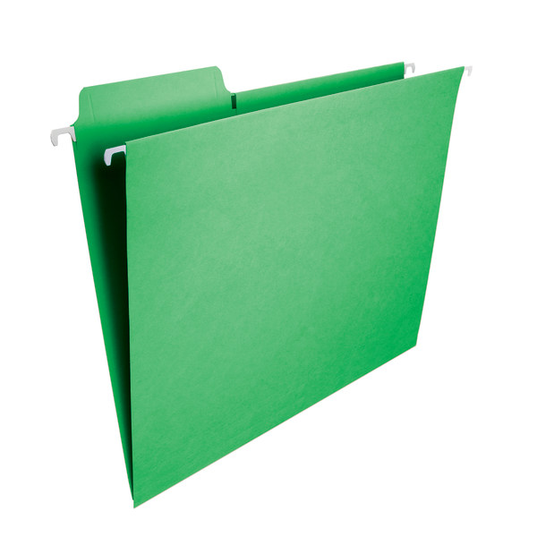 UPC 086486640985 product image for Smead® FasTab® Hanging File Folder, Letter Size, Green, Box Of 20 | upcitemdb.com