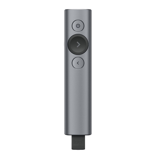 Logitech 4U1122 100 ft. Spotlight Advanced Presentation Remote - Slate
