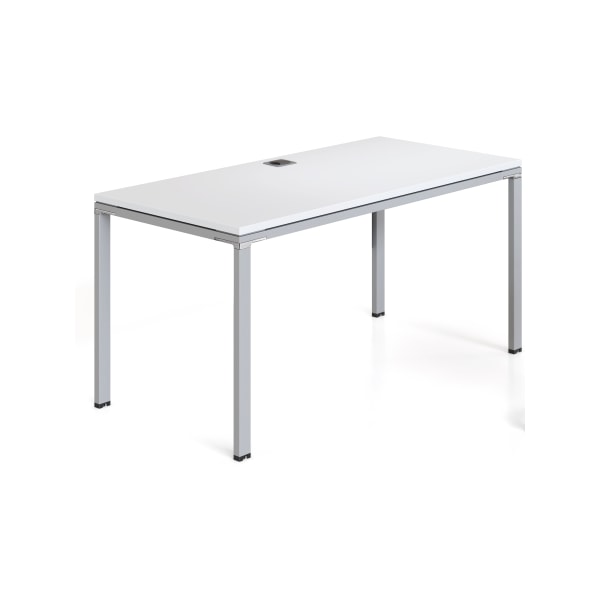 Boss Office Products Simple System 60W Desk, White (SGSD001-101-WT) | Quill