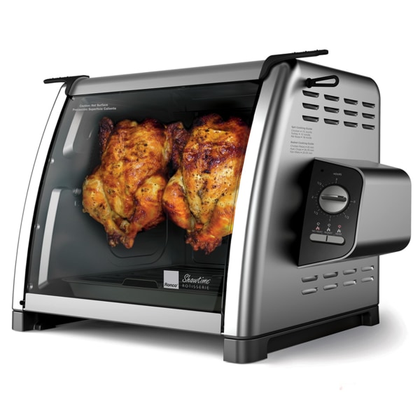 Ronco Modern Rotisserie Oven, Large Capacity (15lbs) Countertop Oven, Multi-Purpose Basket for Versatile Cooking, Easy-to-Use Controls