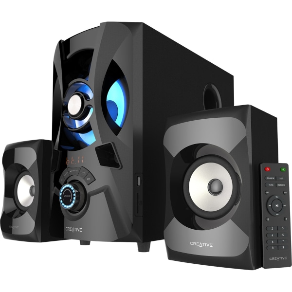 Photos - PC Speaker Creative SBS E2900 2.1 Bluetooth Speaker System - 60 W RMS - Black - 50 Hz to 20 kHz - USB 51MF0490AA002 
