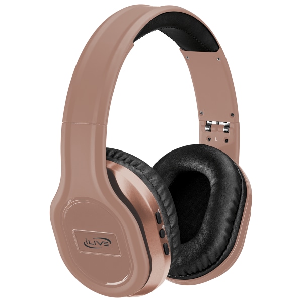 Bluetooth® Over-The-Ear Headphones, Rose Gold - ILive IAHP87RGD