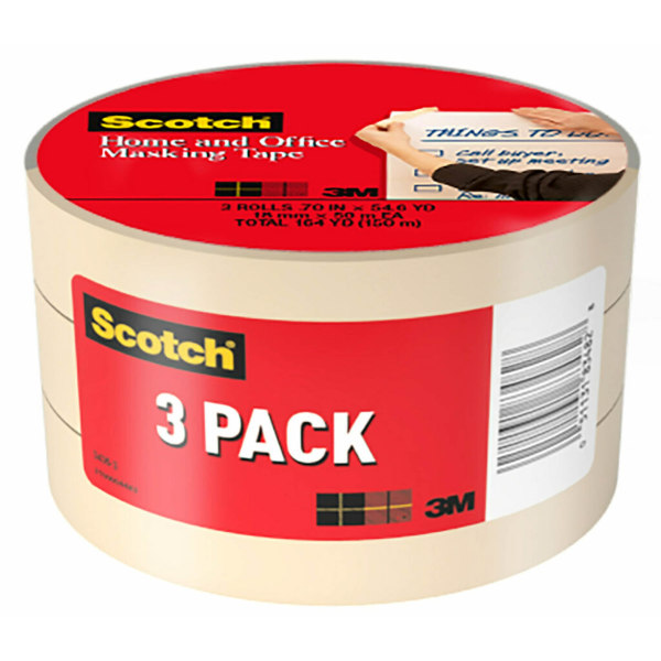 UPC 051131834828 product image for Scotch® Home and Office Masking Tape, 3/4