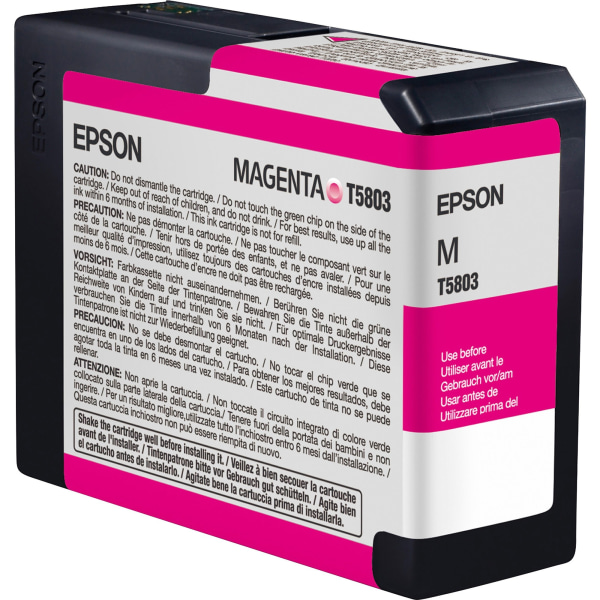 Epson T580 Vivid Magenta Ink Cartridge T580A00