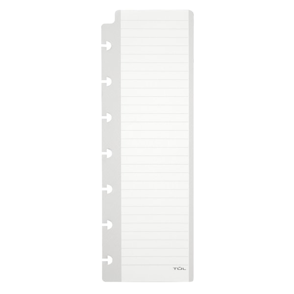 TUL Discbound Notebook Task Pads, 2 x 7 1/2, 50 Sheets, Pack Of 3