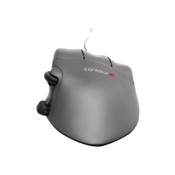 UPC 743870000908 product image for Contour CMO-GM-L-R Mouse - Optical - Cable - Gunmetal Gray - USB - Scroll Wheel  | upcitemdb.com