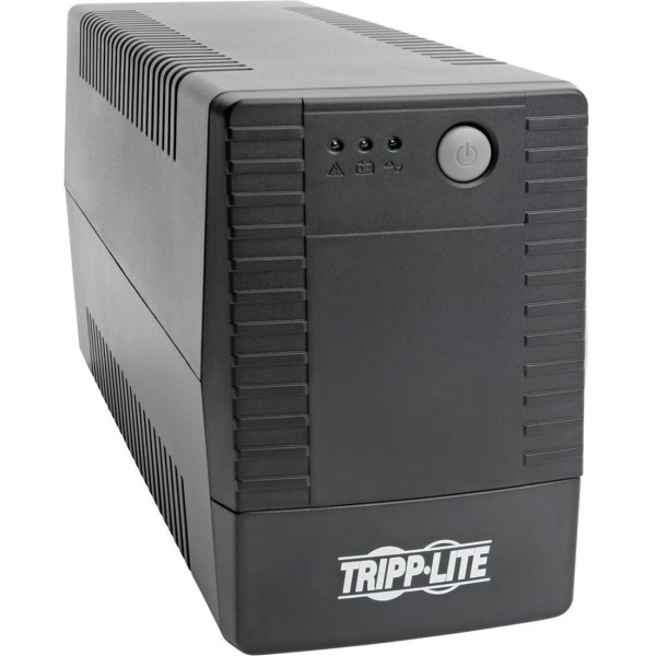 Tripp Lite UPS Desktop 450VA 300W AVR Battery Back Up Compact 120V 4 Outlet - Desktop/Tower - AVR - 8 Hour Recharge - 120 V AC Input - 110 V AC, 115 V