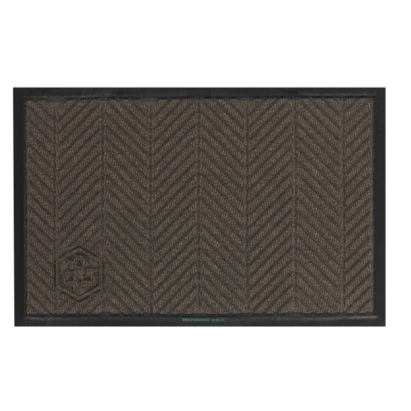 UPC 096801410896 product image for M+A Matting WaterHog Floor Mat, Max Herringbone, 4' x 6', Chestnut Brown | upcitemdb.com