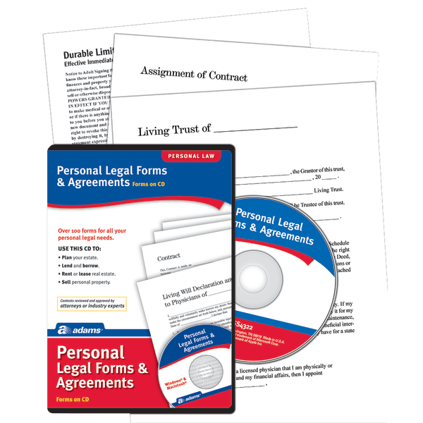 Adams Personal Legal Forms And Agreements