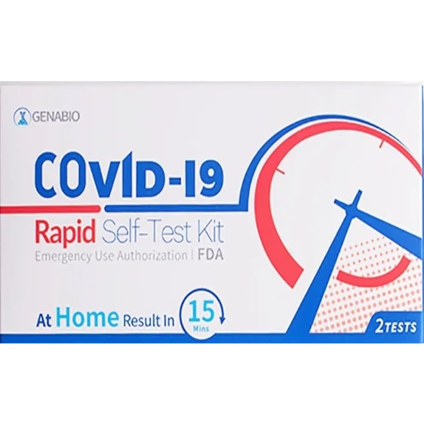 Genabio COVID-19 At Home Antigen Rapid Tests, Case Of 102 Kits -  RA9-E00302