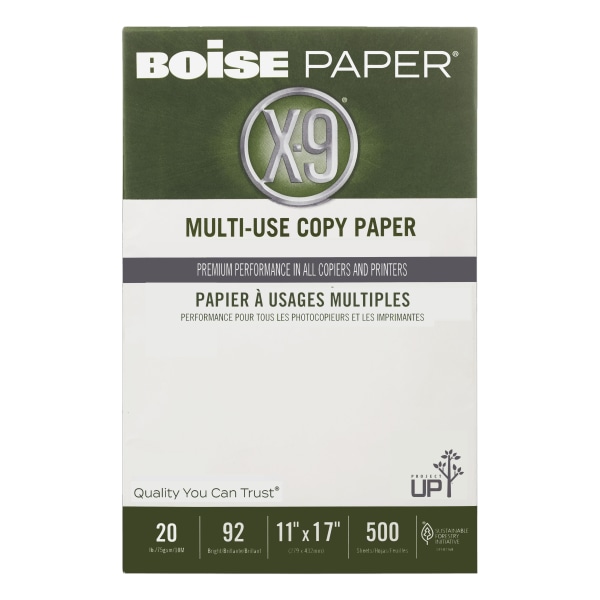 UPC 842356055170 product image for Boise® X-9® Multi-Use Printer & Copy Paper, 1 Ream, White, Ledger (11