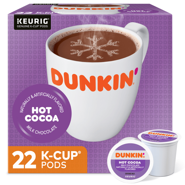 MILK CHOCOLATE HOT COCOA FLAVORED MIX K-CUP PODS, MILK CHOCOLATE HOT COCOA