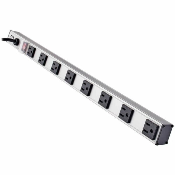 Eaton Tripp Lite Series Power Strip 120V 5-15R 8 Outlet 10' Cord 24" Vertical - Power strip (rack-mountable/external) - PS240810