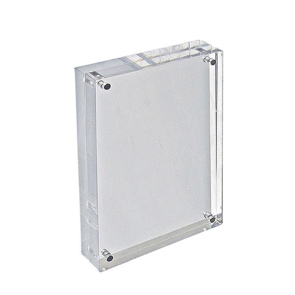 Acrylic Vertical/Horizontal Block Frame, 8 1/2" x 5 1/2", Clear