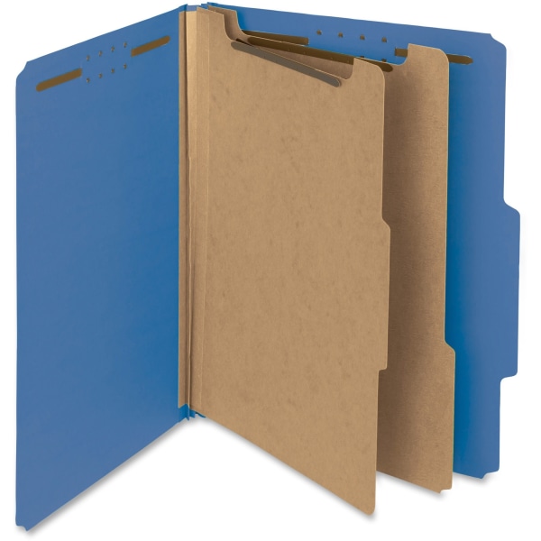 Smead  SMD14062  100% Recycled Classification Folders  10 / Box  Dark Blue