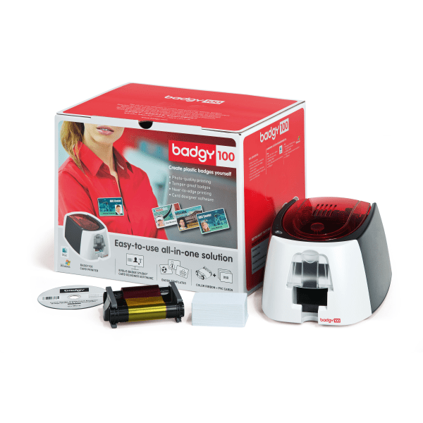 Badgy 100 ID Printer, Multicolored (B12U0000RS) | Quill