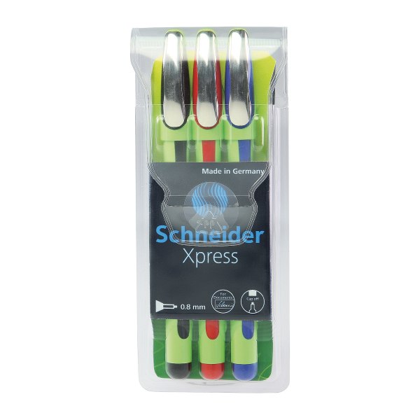 EAN 4004675062598 product image for Schneider Xpress Porous-Point Pens, Needle Point, 0.8 mm, Assorted Barrels, Asso | upcitemdb.com