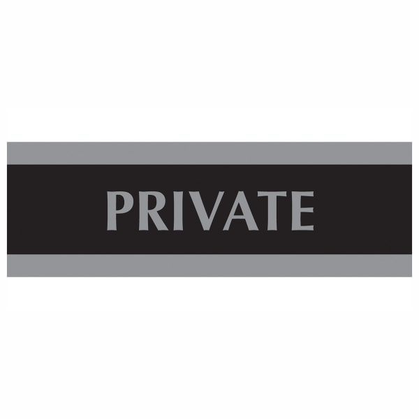 US Stamp  Sign Century Series Sign Private 3H x 9W