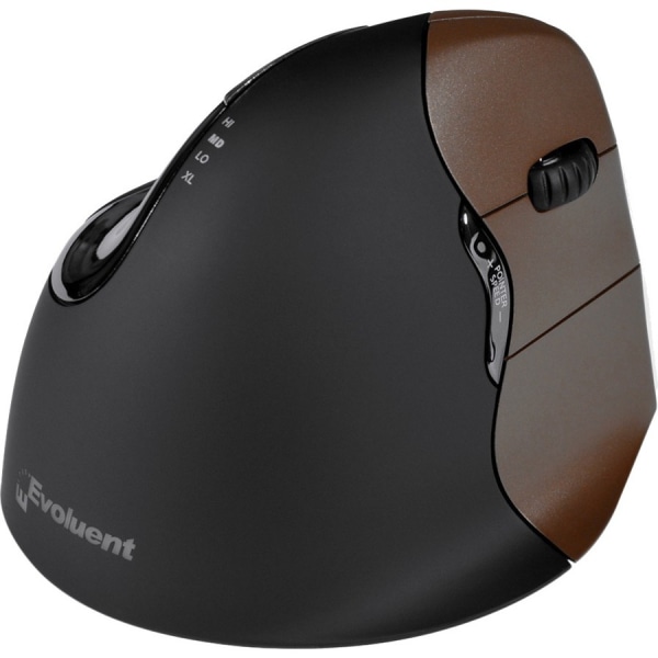 Verticalmouse 4 Small Wireless Mouse - Optical - Wireless - Radio Frequency - 1 Pack - USB - 2600 dpi - Scroll Wheel - 6 Button(s)