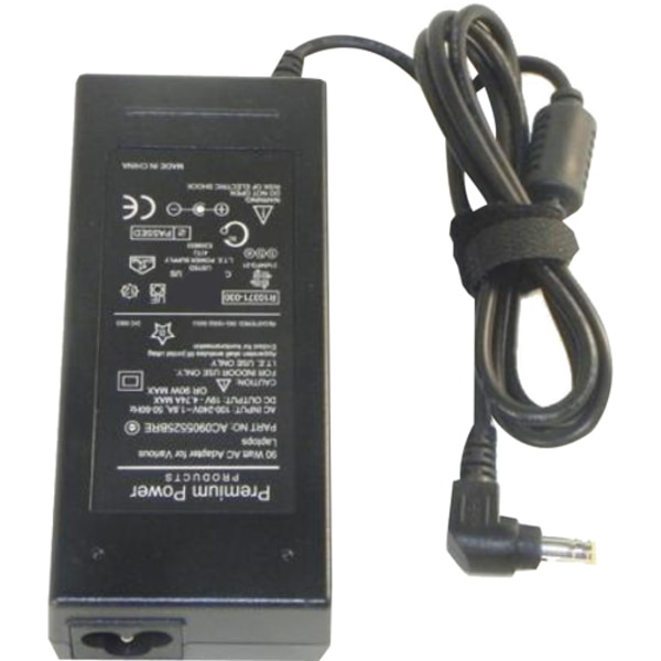 eReplacements Premium Power Products AC0905525BRE Power adapter 90 Watt black for ASUS K73 Compaq Presario 12XX 18XX Fujitsu LIFEBOOK S2010 eReplacements Premium Power Products AC0905525BRE Power adapter 90 Watt black for ASUS K73 Compaq Presario 12XX 18XX Fujitsu LIFEBOOK S2010