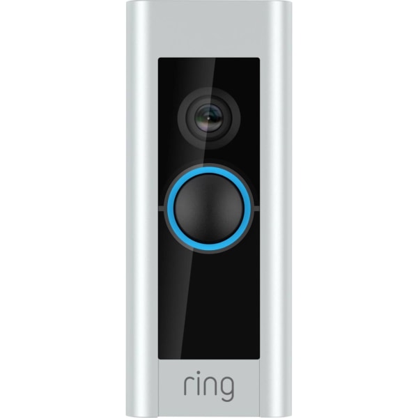 Ring Video Doorbell Pro, 4.5"" x 1.85""W x 0.8""D, Satin Nickel -  B08M125RNW