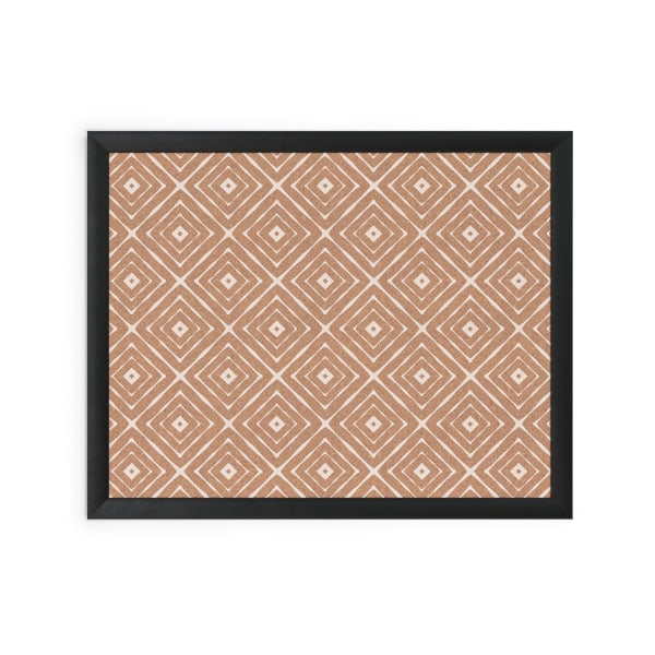 U Brands Fashion Cork Bulletin Board, 20 x 16, Black MDF Frame