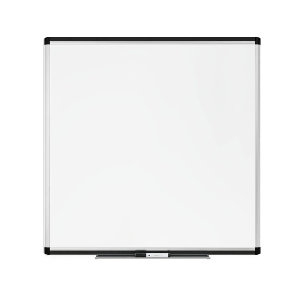 U Brands PINIT Magentic Dry-Erase Whiteboard, 36 x 36, Aluminum Frame With Silver Finish