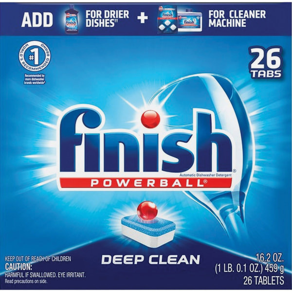 UPC 051700206216 product image for Finish Powerball Dishwasher Tabs - Tablet - 26 / Box - Red, White, Blue | upcitemdb.com