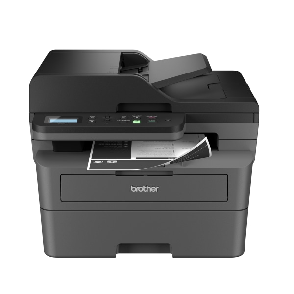 Brother DCP-L2640DW Compact Wireless Black & White Laser Printer, All-In-One, Print, Scan, Copy, Refresh Subscription Ready
