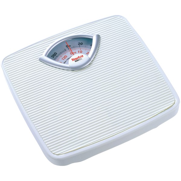 Starfrit Mechanical Scale  280 lb  130 kg Maximum Weight Capacity  White