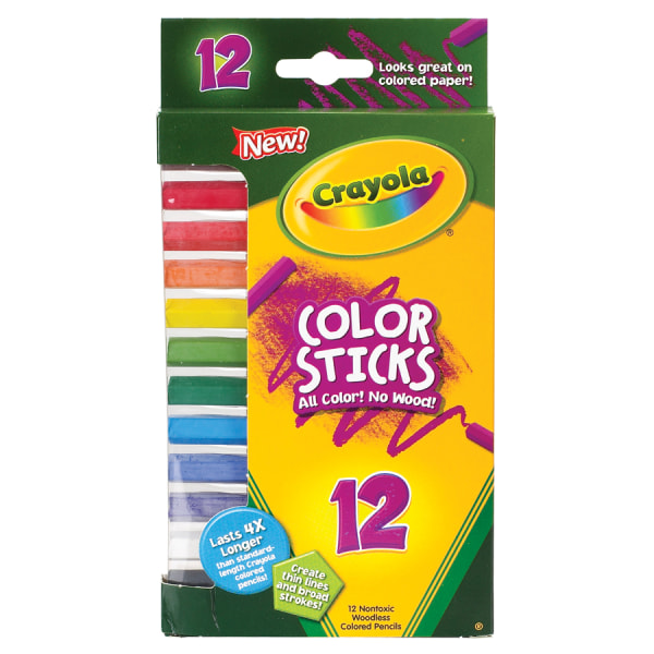 Crayola Color sticks 12 Color set (071662523121)