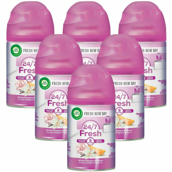 Air Wick Life Scents Freshmatic Automatic Spray Refill 617 Oz Summer Delights Carton Of 6