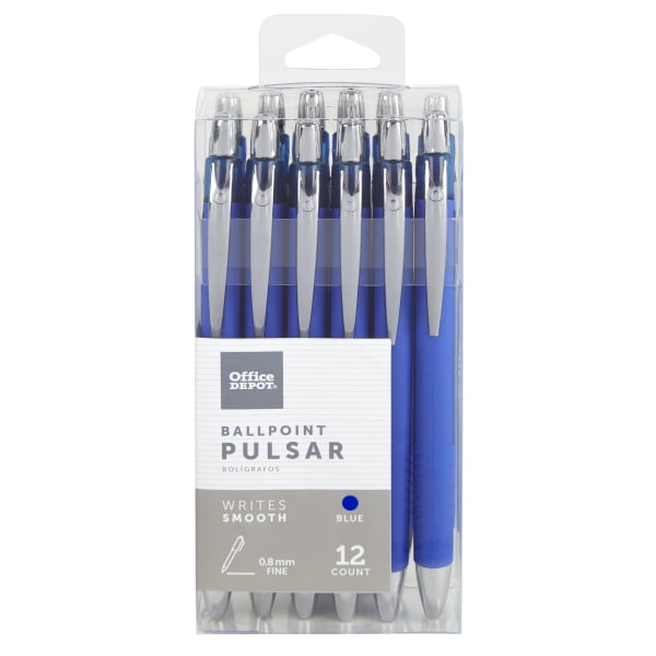 UPC 735854975609 product image for Office Depot� Brand Pulsar Advanced Ink Ballpoint Pens, Conical/Medium Point, 0. | upcitemdb.com