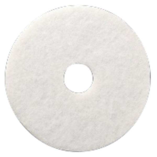 Niagara 4100N Polishing Pads, 12, White, Case Of 5