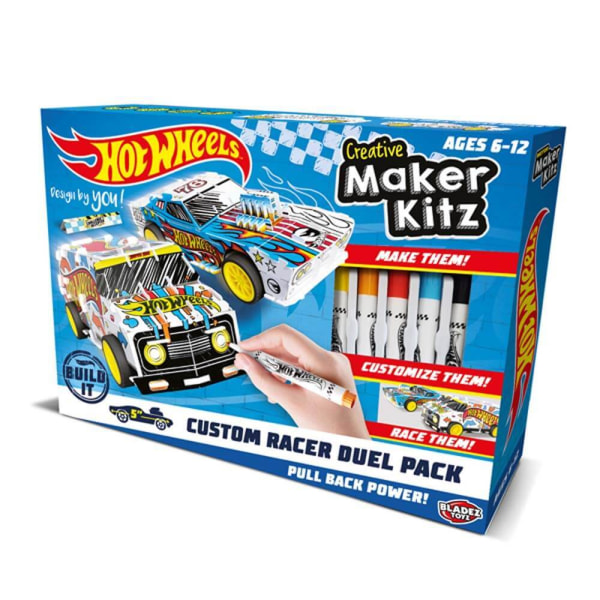Hot Wheels Creative Maker Kits, Fine Motor, All Ages, Set Of 2 Kits