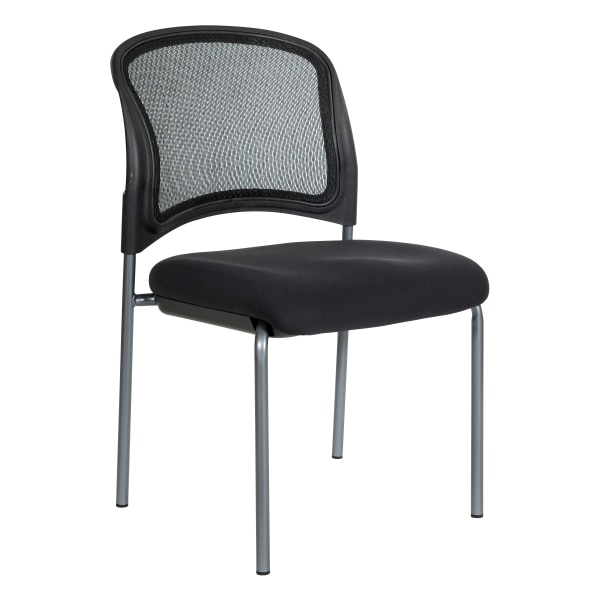 Office Star ProGrid Visitors Chair, Black