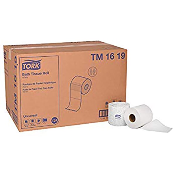 Essity TRK161990 Universal Bath Tissue Roll with OptiCore  Septic Safe  White
