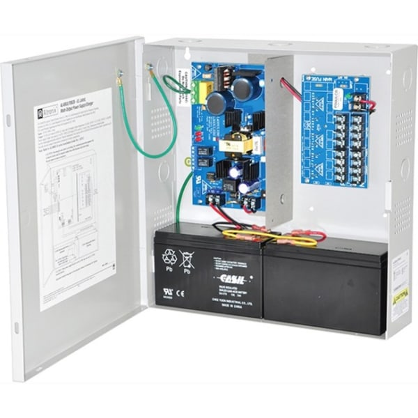Proprietary Power Supply - Wall Mount - 110 V AC Input - 12 V DC, 24 V DC Output - 8 +12V Rails - Altronix AL400ULPD8CB