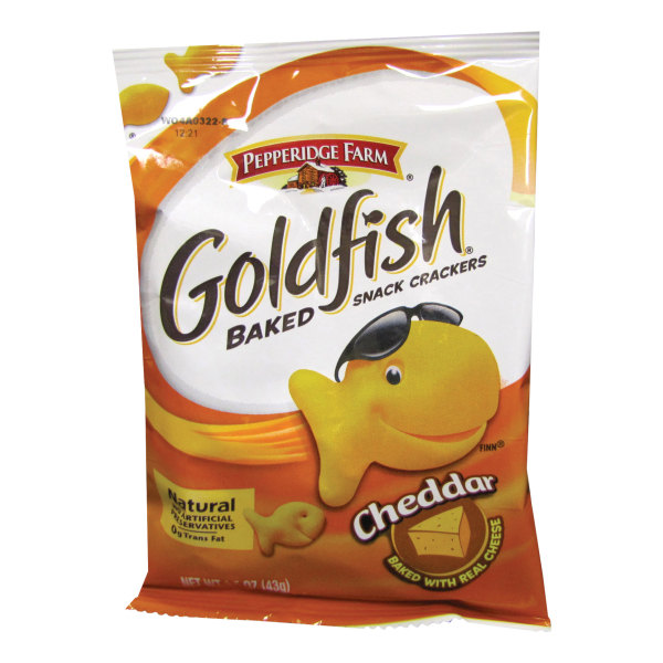 GTIN 014100135395 product image for Pepperidge Farm® Goldfish® Baked Crackers, Cheddar, 1.5 Oz, Carton Of 72 | upcitemdb.com