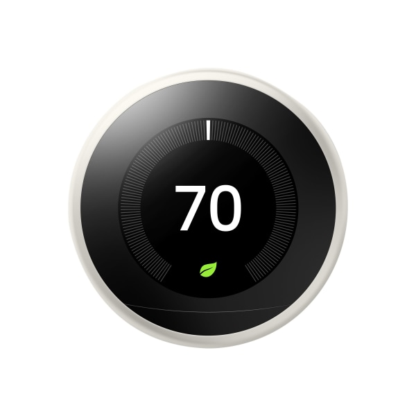Photos - Thermostat Nest Google� Programmable Learning with Temperature Sensor, 3rd Generation, White 4912485