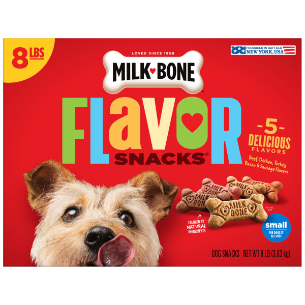 UPC 079100512348 product image for Milk-Bone® Flavor Snacks Dog Biscuits, 8-Lb Box | upcitemdb.com