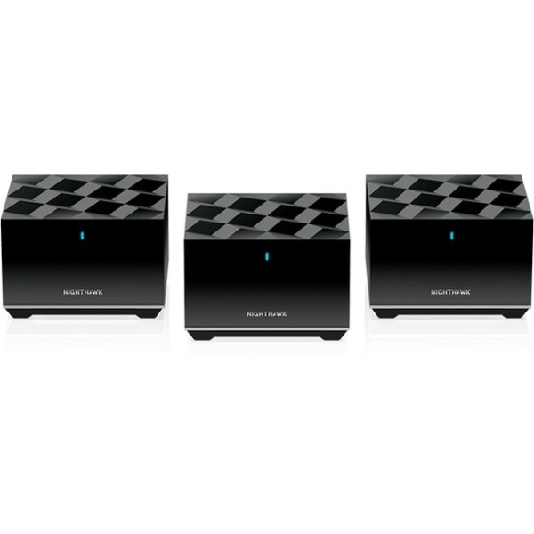 NETGEAR - Nighthawk AX3600 Tri-Band Mesh Wi-Fi System (3-pack) - Black