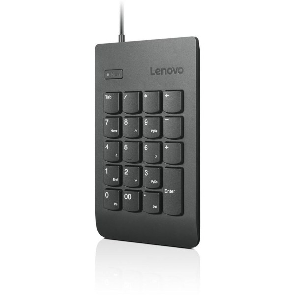USB Numeric Keypad Gen II - Cable Connectivity - USB Interface - 19 Key - Notebook, Tablet - PC - Black