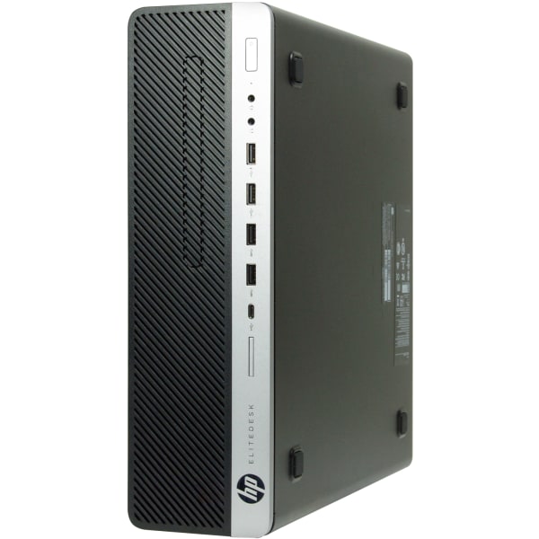 HP EliteDesk 800 G3-SFF Refurbished Desktop PC, Intel® Core™ i5-6500, 8GB Memory, 256GB Solid State Drive, Windows® 10 Pro -  OD1-22000
