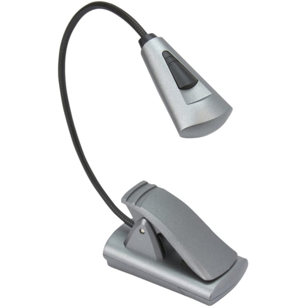 Carson Optical FlexNeck Plus 12.4 in. Fully-Adjustable Booklight, Gray (FL-66), Grey | Quill