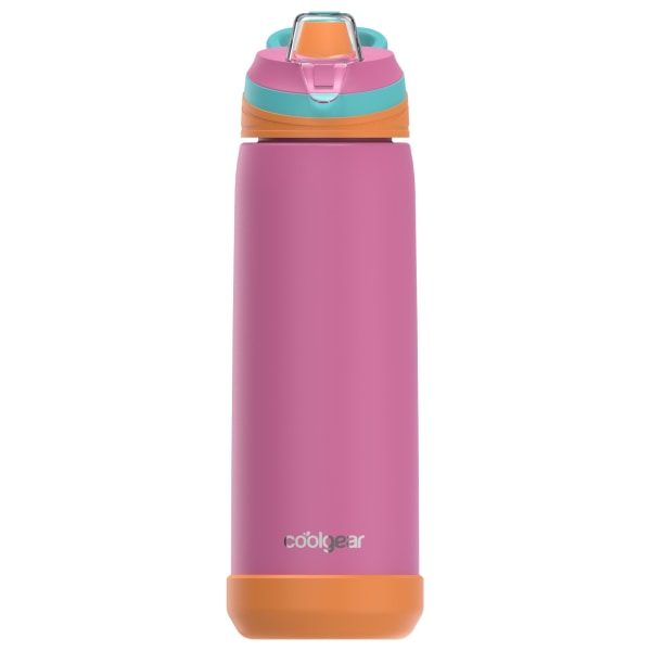 Cool Gear Glide Chugger Water Bottle, 24 Oz, Dusty Rose