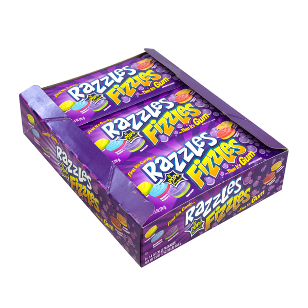 UPC 059642308197 product image for Razzles Fizzlers, Assorted Flavors, Box Of 24 Pouches | upcitemdb.com