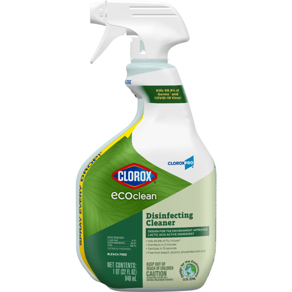 Clorox CloroxPro EcoClean Disinfecting Cleaner Spray Bottle 32 Oz